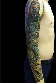 Arm Guan Gong Tattoo Bild besondere gut aussehend