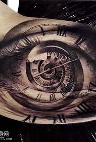 machine eye tattoo pattern
