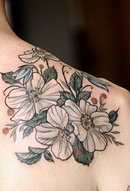 die beste keuse vir meisies. Blomme tatoeëring vir mode blomme