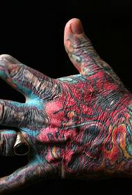buong pattern ng tattoo na may takip na tattoo ay napaka wild