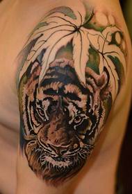 arm jungle tiger tatuointi kuva