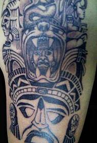 Nnukwu Arm Maya Totem Tattoo Pattern