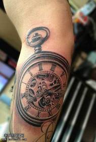 stroj džepni sat tetovaža uzorak