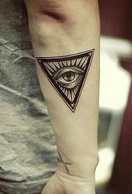 arm lateral realistic 3d God eye tattoo tattoo