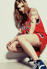 tatuaggio corpo basket bambino