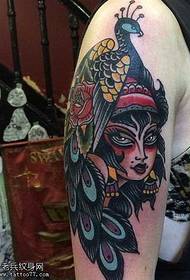 pola tato prawan gadis lengan