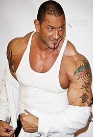 WWE superstar Batista tattoo