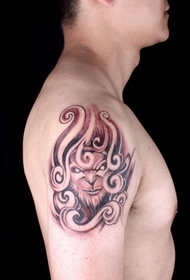 Caj npab zoo nkauj Hnub Wukong avatar tattoo ua haujlwm