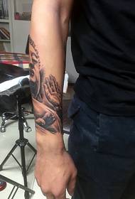 Driegħ tat-tatwaġġ Buddha stampa personalità klassika