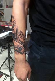 Aarm Buddha Tattoo Bild Perséinlechkeet Klassiker