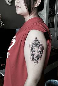 divertente bracciale divertente di picculu tatuaggi di tatuaggi di elefante