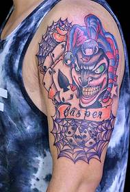 Tatuaggio totem creativo a colori
