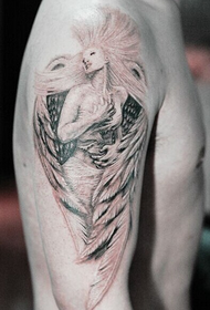 tatuazh i bukur engjëll i krahut