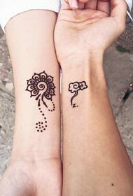 pictiúr beag úr tattoo lámh faisin