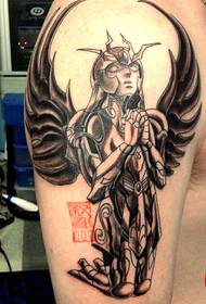 braso Saint Seiya Virgo Saint tela tattoo