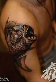 model piranha tatuazhesh krahu