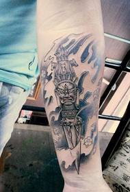 braccio diamante pattern modello del tatuaggio