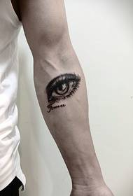 рука 3d татуювання очей блищать 16747 - нехай люди заздрять малюнку татуювання квітка руки