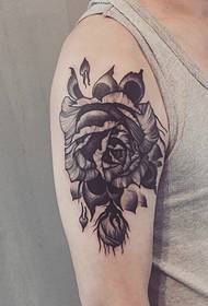 nikoli premagljiva slika rože cvet tatoo