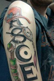 einfach impeccable Arm Totem Tattoo Bild