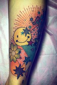 χέρι χρωματική προσωπικότητα τοτέμ εικόνα τατουάζ