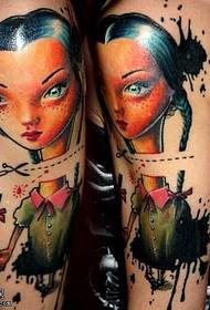 brazo femenino muñeca tatuaje patrón