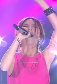 GEM Deng Ziqi fashion arm tattoo