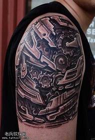 braccio robotico modello di tatuaggio del braccio