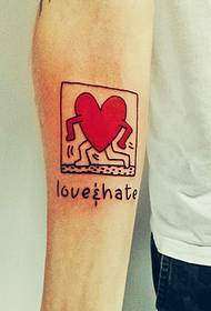 immagine del braccio personalità tatuaggio carino personalità carino