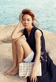 tendenza tatuaggio di personalità Han Xing Kong Xiaozhen