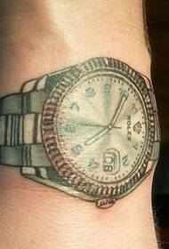 man arm personality watch color tattoo