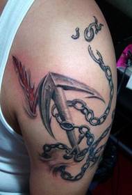 super personlighed arm anker tatovering