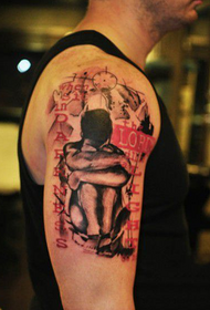 tatuaggio del totem del pipistrello bello del braccio creativo 17375 del braccio di senso di progettazione creativa