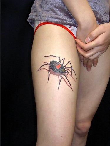 Tattoo uploaded by margarita • Realistic spider #amsterdam #amsterdamtattoo  #realistic #greywash #tattoo #margoatir #spidertattoo • Tattoodo
