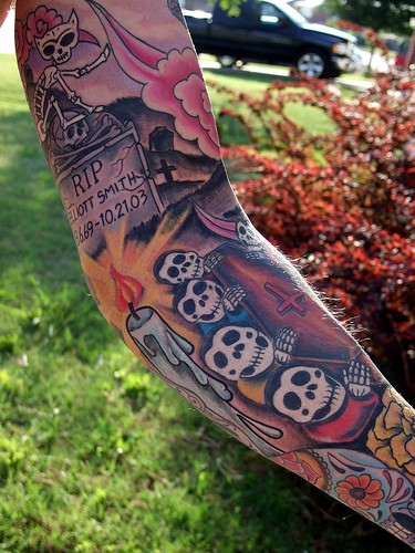 Tattoo uploaded by Darien Stinson • #endoftheworld #apocalypse #graveyard •  Tattoodo