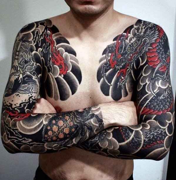 akawanda echirume MaJapan Chimiro chizere cheti tattoo tattoo (13) .