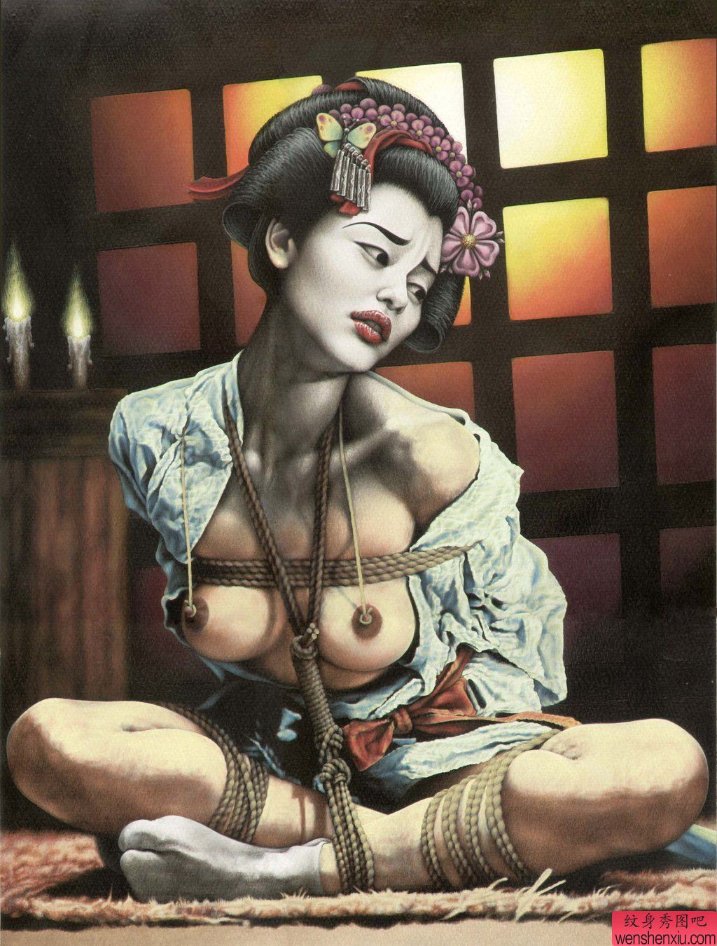 Japanese geisha tattoos. 